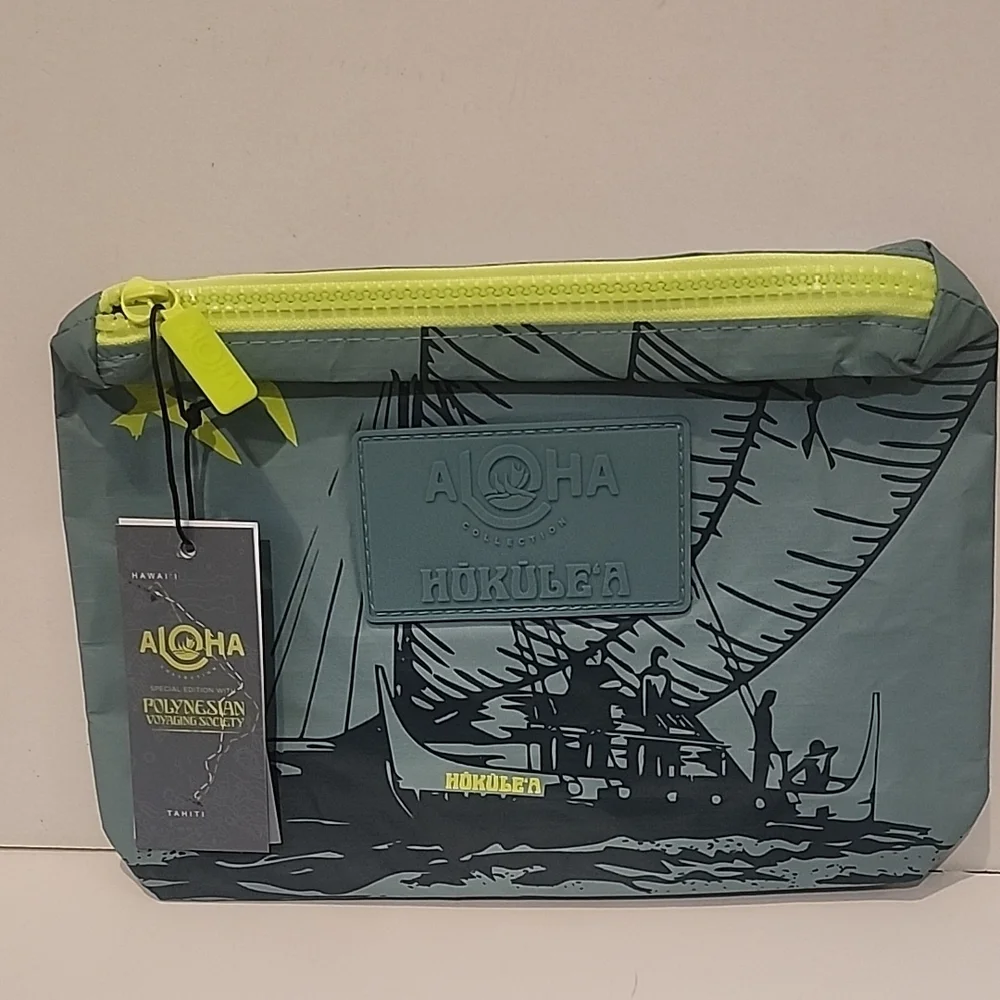 ALOHA Collection HOKULEA Small pouch Hawaiian canoe Limited Edition - Picture 4 of 16